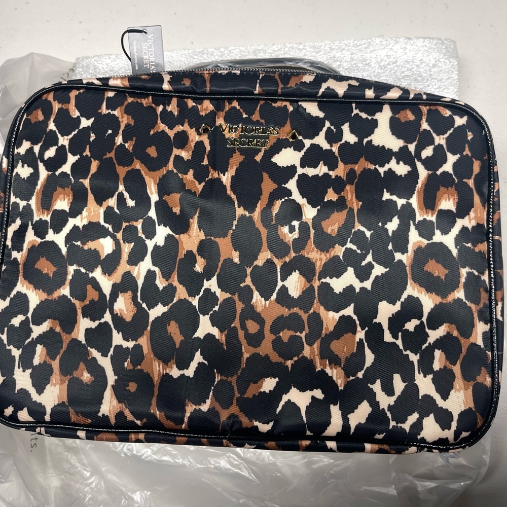 Victoria's Secret Animal Print Makeup travel bag